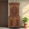 Rudralaya Teak Wood Pooja Mandap with Door (Teak) Lifestyle view