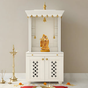 Mandir With Pocket Doors