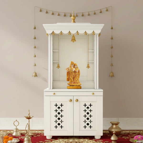 Mandir with Pocket Doors