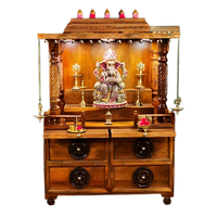 Saanvi Teak Wood Mandap (Teak) Front view