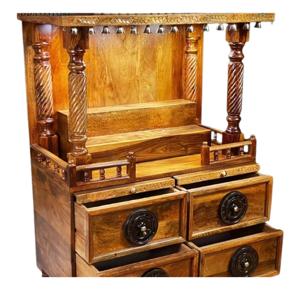 Saanvi Teak Wood Mandap (Teak) Zoom view