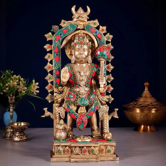 Sankatmochan Brass Idol lifestyle view
