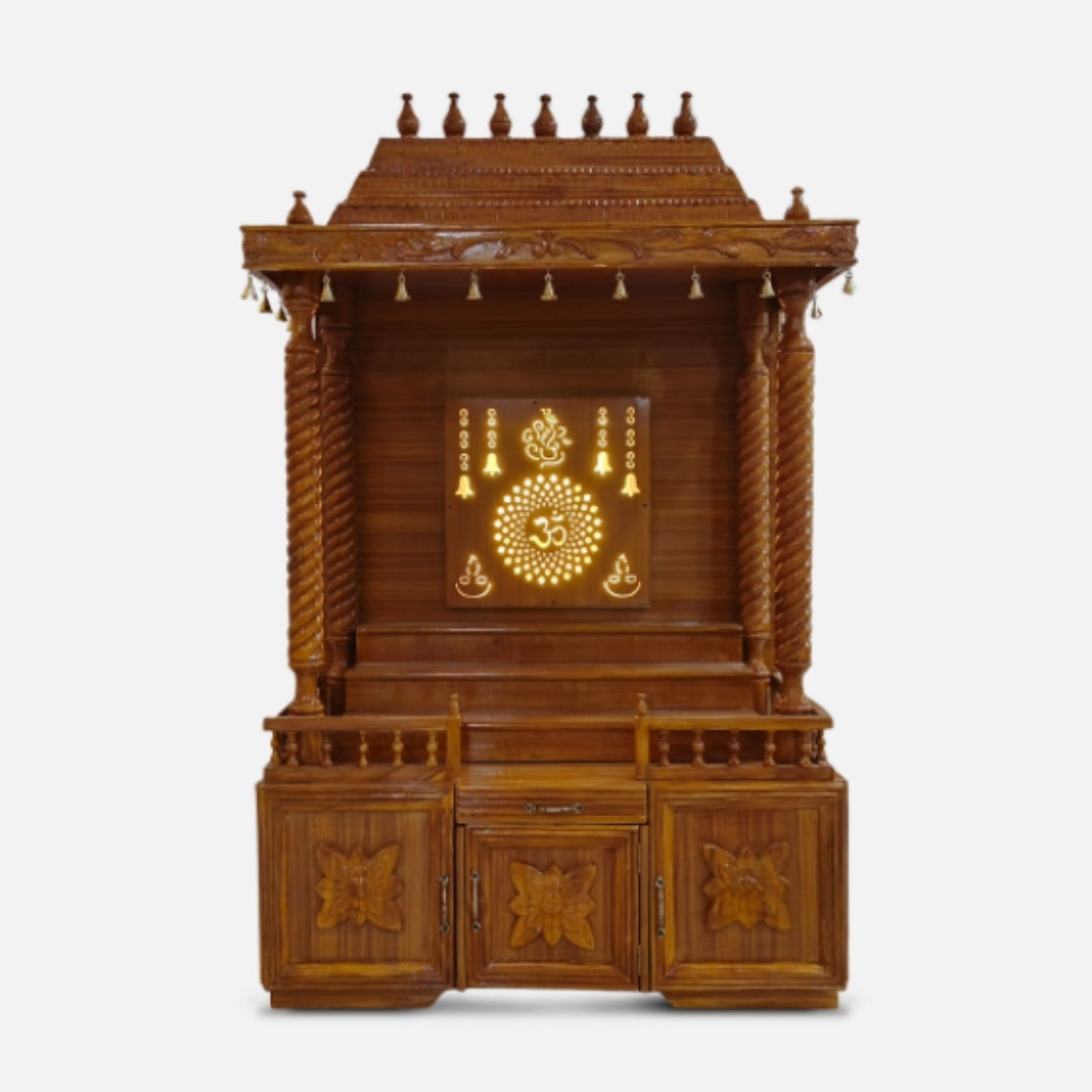 Sannidhya Teak Wood Mandap (Teak) Front view