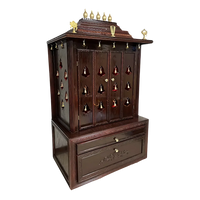 Sanskaar Teak Wood Mandap (Mahogany) side angle