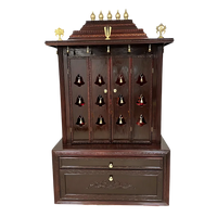 Sanskaar Teak Wood Mandap (Mahogany) front view
