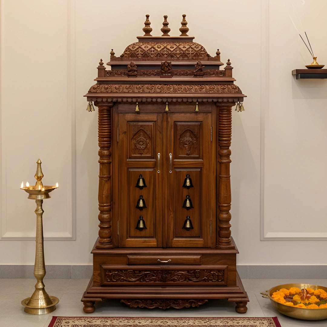 Sara Teak Wood Mandap (Teak) lifestyle  view  