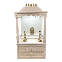 Sarovar Teak Wood Mandap (White) front view