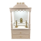 Sarovar Teak Wood Mandap (White) front view