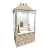 Sarovar Teak Wood Mandap (White)  side angle 