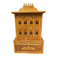 SarvaShaktin Teak Wood Mandap (Amber) Front view