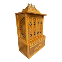 SarvaShaktin Teak Wood Mandap (Amber) Side Angle