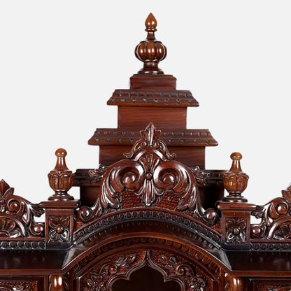 Satyaprakash Teak Wood Mandap (Brown) zoom view