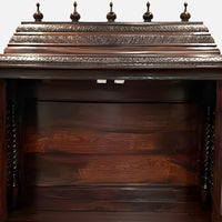 Satyarath Teak Wood Mandap (Brown) close view 