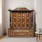 Shanti Dham Teak Wood Mandap (Caramel Brown) lifestyle view