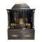 Shanti Stambh Teak Wood Mandap (Dark Brown) front view