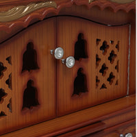 Sharan Teak Wood Mandir (Teak Gold)  zoom view 