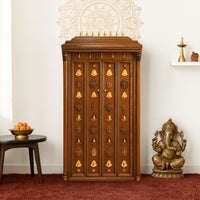Sharudeep Teak Wood Mandap (Brown) lifestyle view