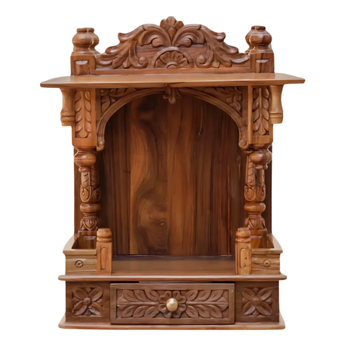 Sharva Teak Wood Mandir - Teak