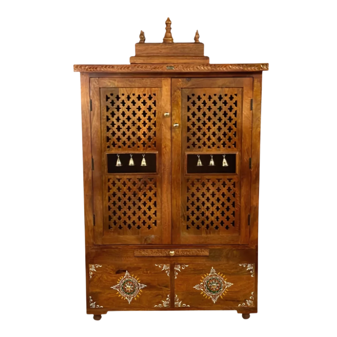 Shatrika Sheesham Wood Mandap (Teak) Front view