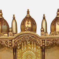 Shilpa Teak Wood Mandap (Gold) zoom view