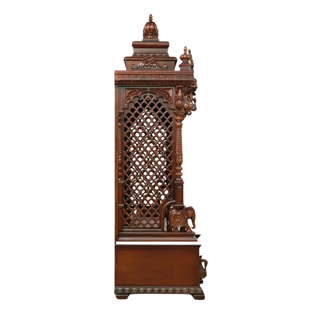 Shivaya Teak Wood Mandap (Brown) dimesnions