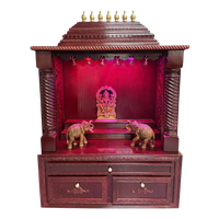 Shobha Teak Wood Mandap (Cherry) front view