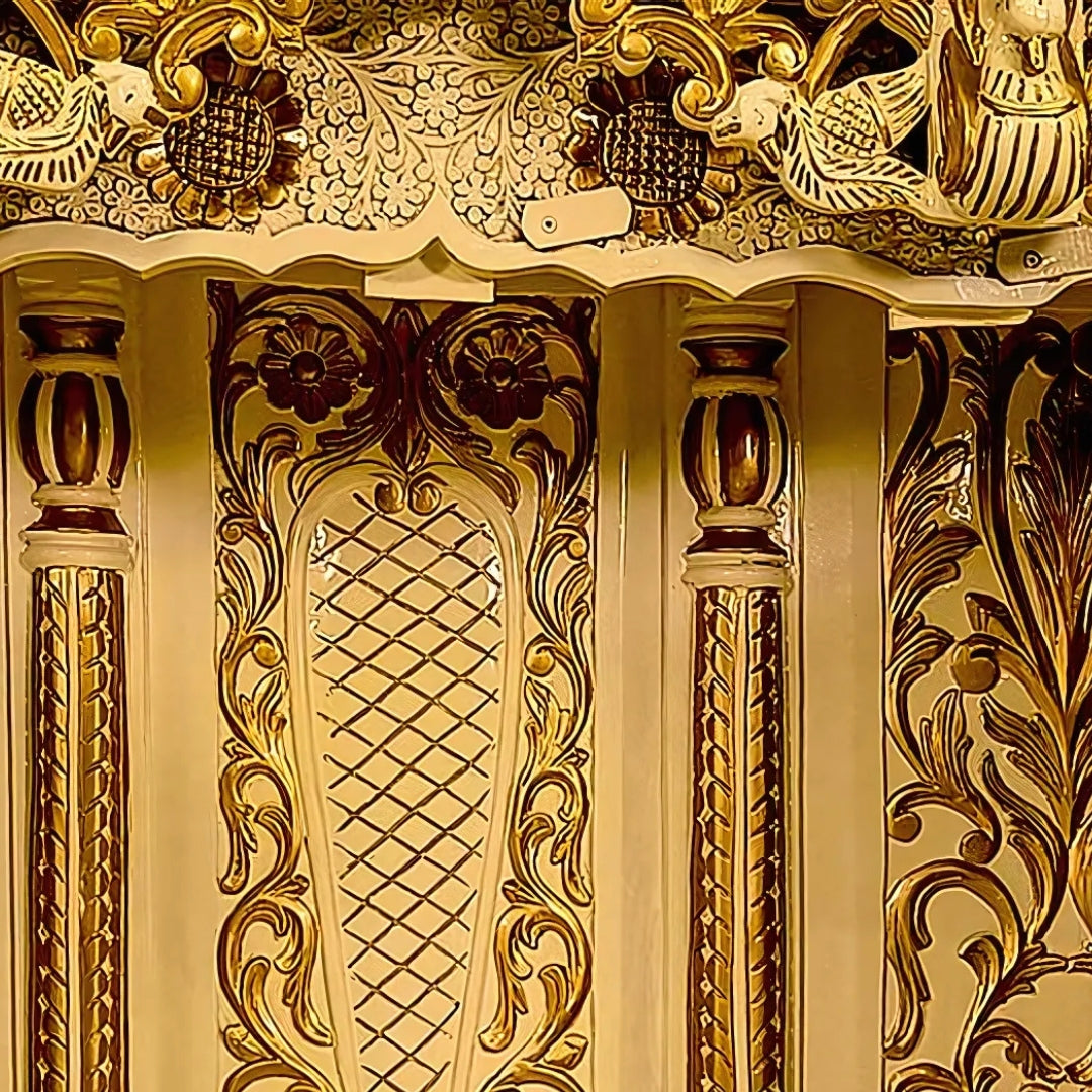 Shreejyoti Teak Wood Mandap (Gold) zoom view 