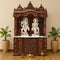 Shridham Teak Wood Mandap (Brown) Life Style View