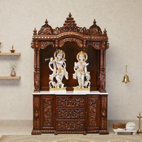 Shridham Teak Wood Mandap (Brown) lifestyle image 