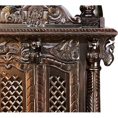Shrivanta Sheesham Wood Mandap (Brown) Zoom View
