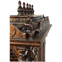 Shrivanta Teak Wood Mandap (Brown)