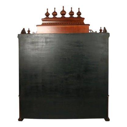 Shrivatsa Teak Wood Mandap (Brown) Back View