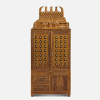 Shruti Teak Wood Mandap (Teak) front view 