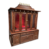 Shubhkamna Teak Wood Mandap (Brown) side angle