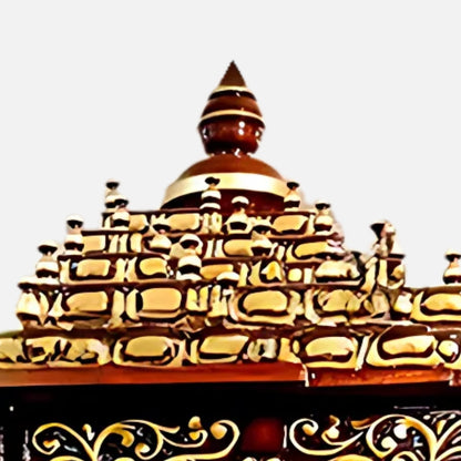 Shuddhika Teak Wood Mandap (Cherry Gold) close  view 