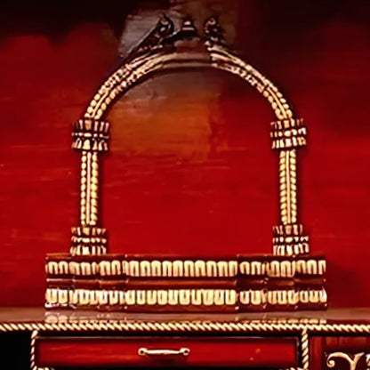 Shuddhika Teak Wood Mandap (Cherry Gold) zoom view 
