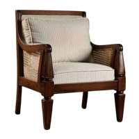 Side Angle of Orion Teak Wood Lounge Chair (Teak)