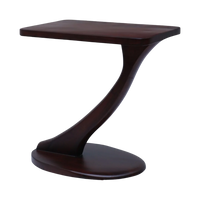 Side Angel of Cascade Teak Wood Coffee Table (Brown)
