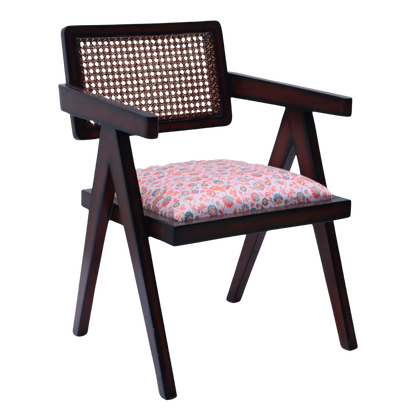 Side Angle of Sora Teak Wood Lounge Chairs (Brown White)
