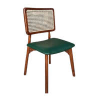 Side Angle of Velin Teak Wood Dining Chair (Teak)