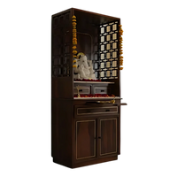 Side View of Teak Sheesham Wood Mandap (Teak)