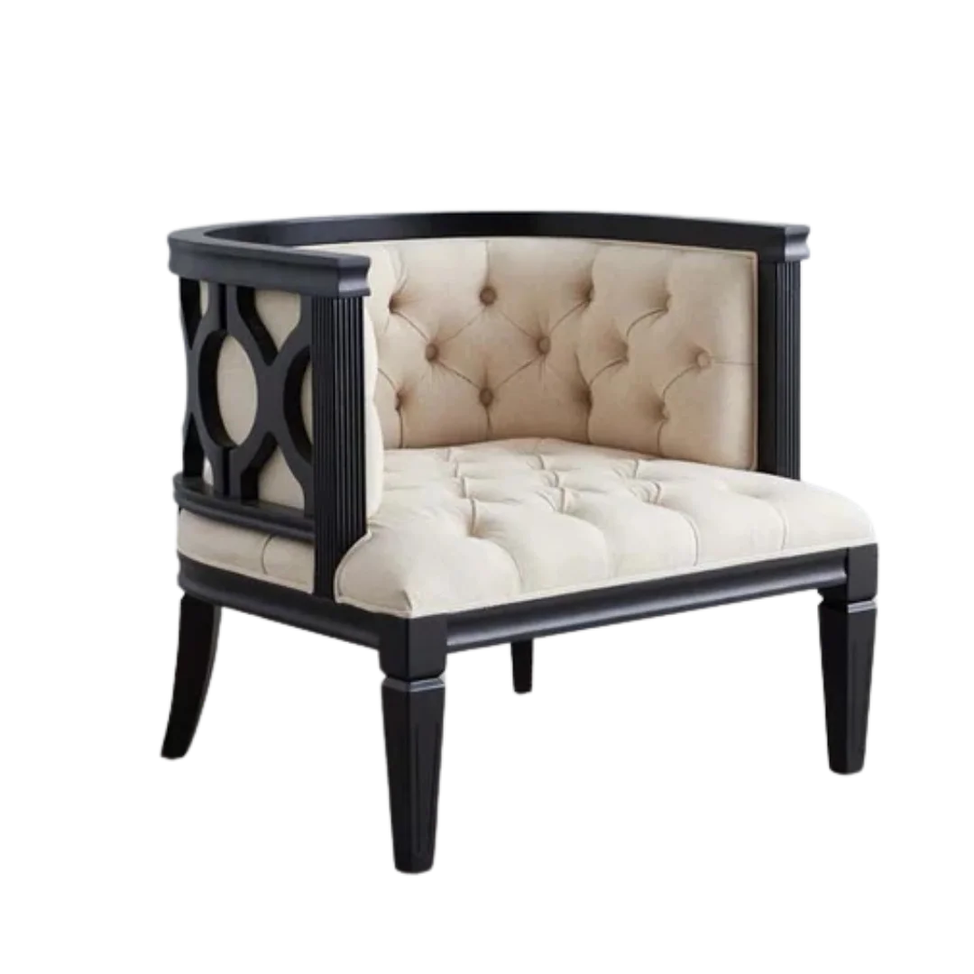 Sienna Curved Lounge Chair Side View