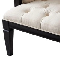 Sienna Curved Lounge Chair zoom view on cushion