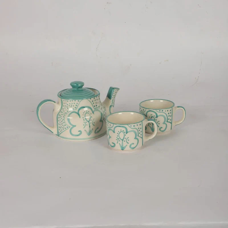 Sipora Ceramic Tea Set lifestyle view