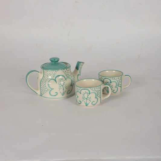 Sipora Ceramic Tea Set lifestyle view