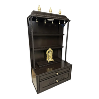 Smruti Teak Wood Mandap (Choco Brown)side angle