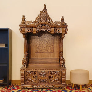 Somnath Teak Wood Mandap (Teak)
