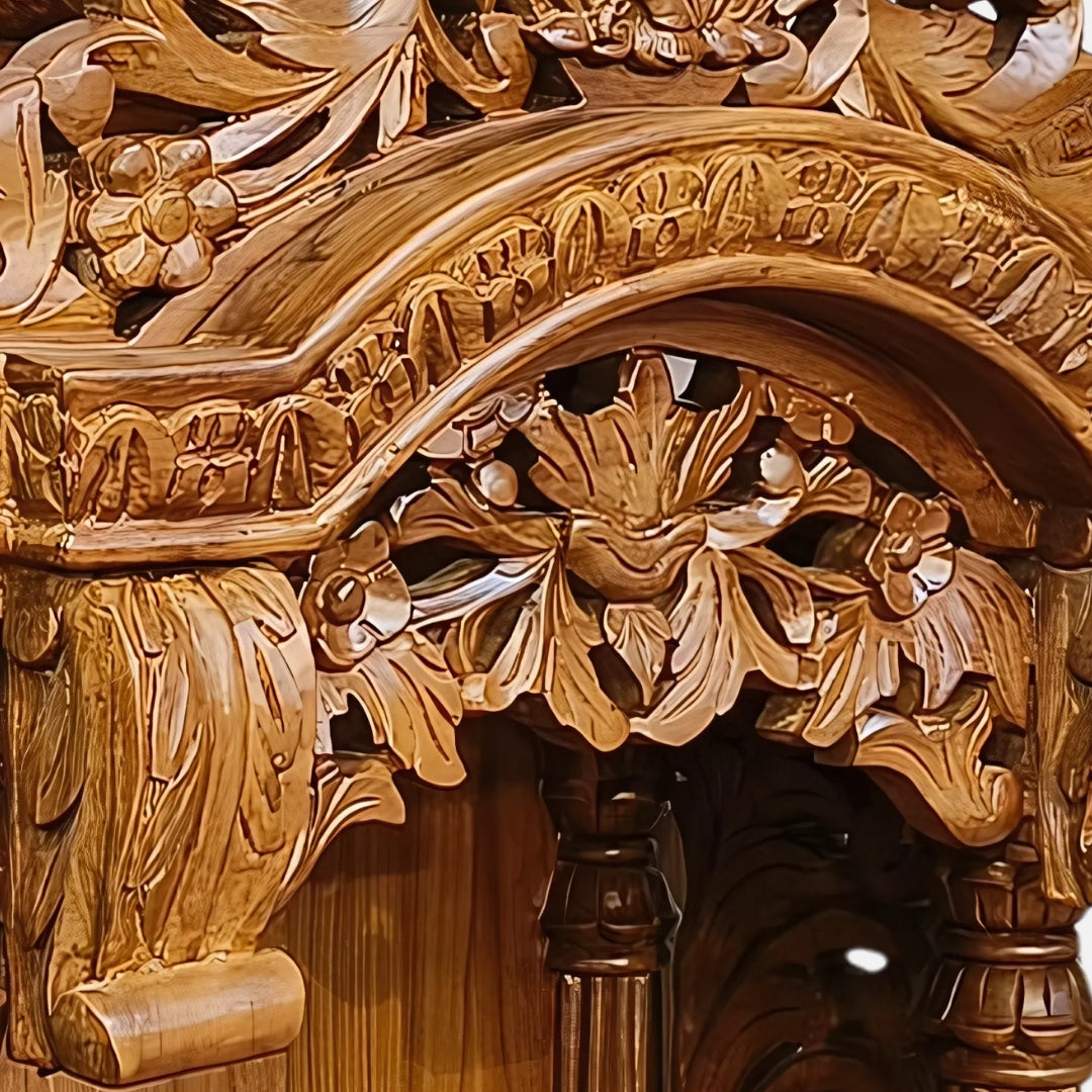 Somnath Teak Wood Mandap (Teak) zoom image 