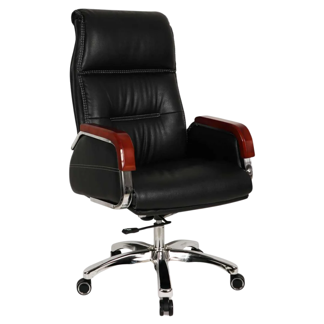 Sperity High Back Office Executive Chair (Black) SIde Angle