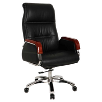 Sperity High Back Office Executive Chair (Black) SIde Angle